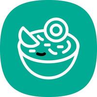Poke Food Vector Icon Design