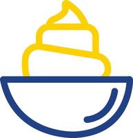 Deviled Eggs Vector Icon Design