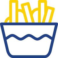 Poutine Vector Icon Design