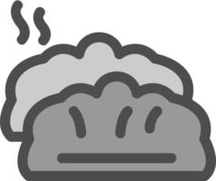 Dumplings Vector Icon Design