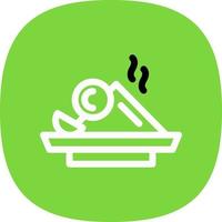 diseño de icono de vector nasi goreng