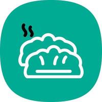 Dumplings Vector Icon Design