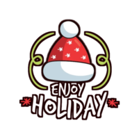 Merry christmas typography png