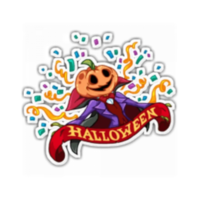 fröhliches Halloween-Design png