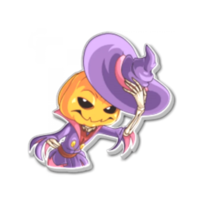 feliz diseño de halloween png