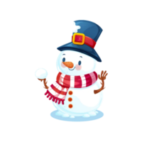 Merry christmas snowman png