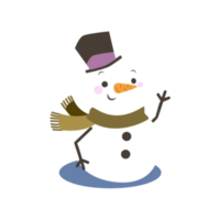 Merry christmas snowman png