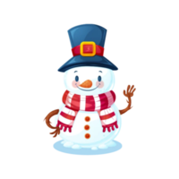 Frohe Weihnachten Schneemann png