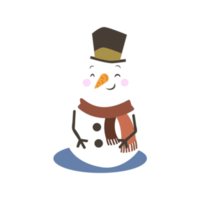 Frohe Weihnachten Schneemann png