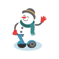 Frohe Weihnachten Schneemann png