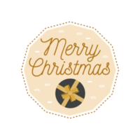 Merry christmas typography png