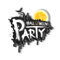 feliz diseño de halloween png