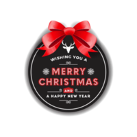 Merry christmas typography png