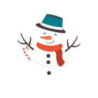 Merry christmas snowman png