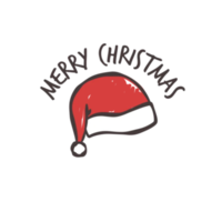 Merry christmas typography png