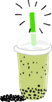 Bubble milk tea, Pearl milk tea. png. png