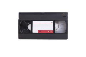 Videotape, VHS, Pal Secam, Transparent background. PNG