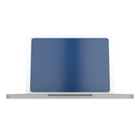 Laptop. 3D rendering. png