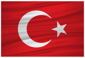 drapeau de la Turquie, drapeau national de la Turquie. png. png