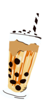 bubbel melk thee, parel melk thee. png. png