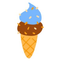 sorvete doce e fofo para elemento de design png