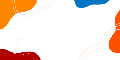 forma fluida abstrata minimalista para design de moldura na moda png