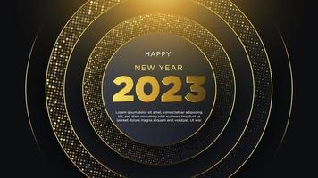 2023 Happy New Year and Merry Christmas. abstract design luxury concept. Vector Eps10