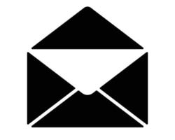 Open mail vector icon