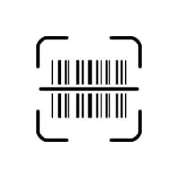 Scan Bar Code Label Line Icon. Barcode Tag Scanner Linear Pictogram. Product Information Identification Outline Icon. Digital Scanning Technology. Editable Stroke. Isolated Vector Illustration.