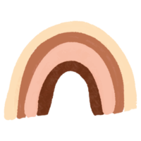 lindo boho arco-íris png