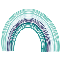 lindo boho arco-íris png