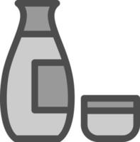 Sake Vector Icon Design