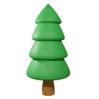 3D christmas tree PNG