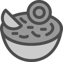 diseño de icono de vector de comida poke