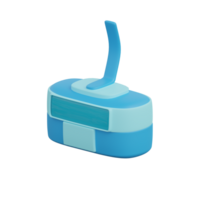 3d rendering of isolated cable car icon png