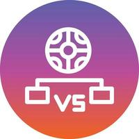 Game Tournament Line Vector Icon Design