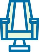 Gaming Chair Line Vector Icon Design