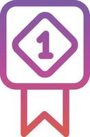 Game Achievement Line Vector Icon Design