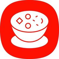 Clam Chowder Vector Icon Design