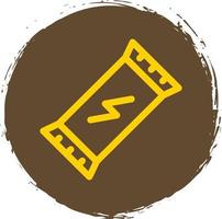 Energy Bar Line Vector Icon Design