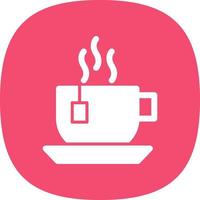 Afternoon Tea Vector Icon Design