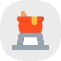 Fondue Vector Icon Design