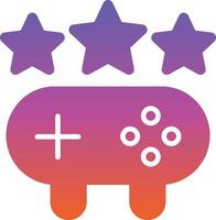 Game Ranking Line Vector Icon Design