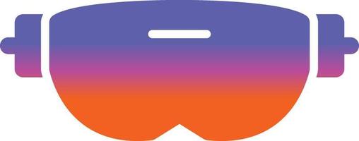 VR Glasses Line Vector Icon Design