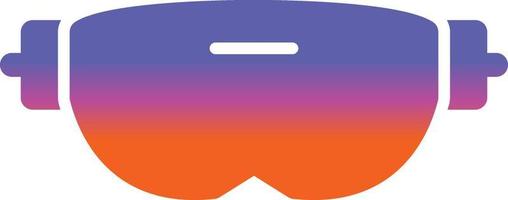 VR Glasses Line Vector Icon Design