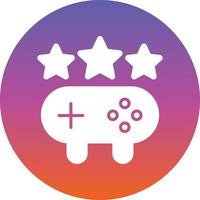 diseño de icono de vector de línea de clasificación de juego