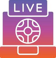 Online Gaming Line Vector Icon Design