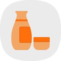 Sake Vector Icon Design