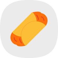 Enchilada Vector Icon Design