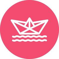 Paper Boat Icon vector